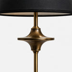 Bild in die Galerieansicht laden, Vintage Stoffschirm Stehlampe