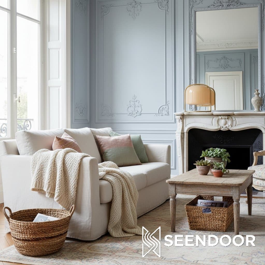 Delvora Classic Vintage Table Lamp for Cozy Living Room & Home Office