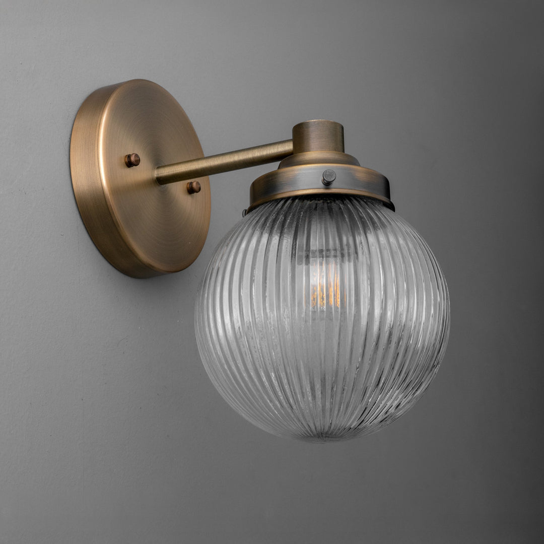 Glorica Spherical Contemporary Wall Light for Hallway & Entryway