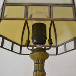 Load image into Gallery viewer, TF Tivanny Art Deco Stained Glass Table Lamp - Vintage Style for Bedroom or Living Room