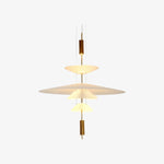 Afbeelding laden in galerijweergave, Plumeo Flamingo Meerdere Lagen Hanglamp - Minimalistisch Lichtarmatuur voor Moderne Woonkamers N54