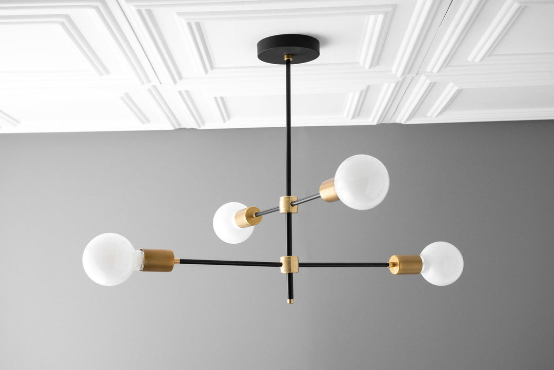 Mobilux Orb Cluster Contemporary Chandelier for Dining & Living Spaces