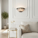 Cargar imagen en el visor de la galería, Lámpara de Pared Elegante TF Brooklyn - Aplique de Pared de Vidrio Art Deco para Sala de Estar o Pasillo