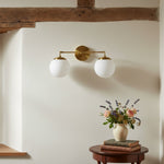 Load image into Gallery viewer, Glorica Glass Wall Sconce - Modern Vintage Vanity Light Fixture
