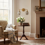 Load image into Gallery viewer, Lumio Globe Glass Globe Vanity Light - Modern Two Light Bathroom Sconce
