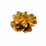 Carica l'immagine nella visualizzazione Galleria, Folded Flower brass cabinet handle, single hole