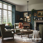 Load image into Gallery viewer, Rolvona Oval Shade Modern Pendant Light for Dining &amp; Kitchen
