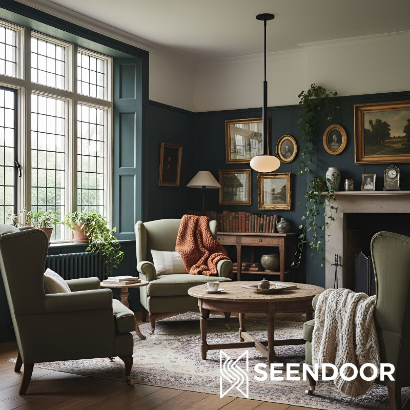 Rolvona Oval Shade Modern Pendant Light for Dining & Kitchen