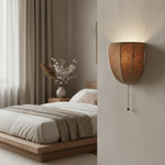 Load image into Gallery viewer, Fablune Linen Wall Lamp - Modern Fabric Textured Shade Wall Sconce for Living Room