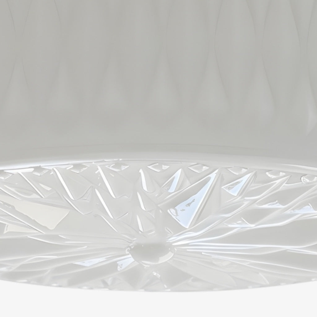 Mistaro Minimal Glass Ceiling Lamp - Flush Mount Design for Living Room and Bedroom