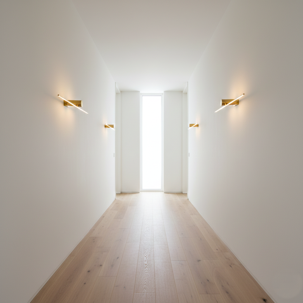 Lámpara de Pared Metálica Moderna Leigh Brilliance