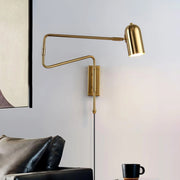 Verstellbare Arm Steckbare Wandleuchte