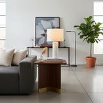 Afbeelding laden in galerijweergave, Albi Sculptuur Marmeren Tafellamp – Minimalistisch Metalen Ontwerp Geschikt voor Slaapkamer of Woonkamer