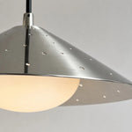 Load image into Gallery viewer, detail silver perforated metal shade
