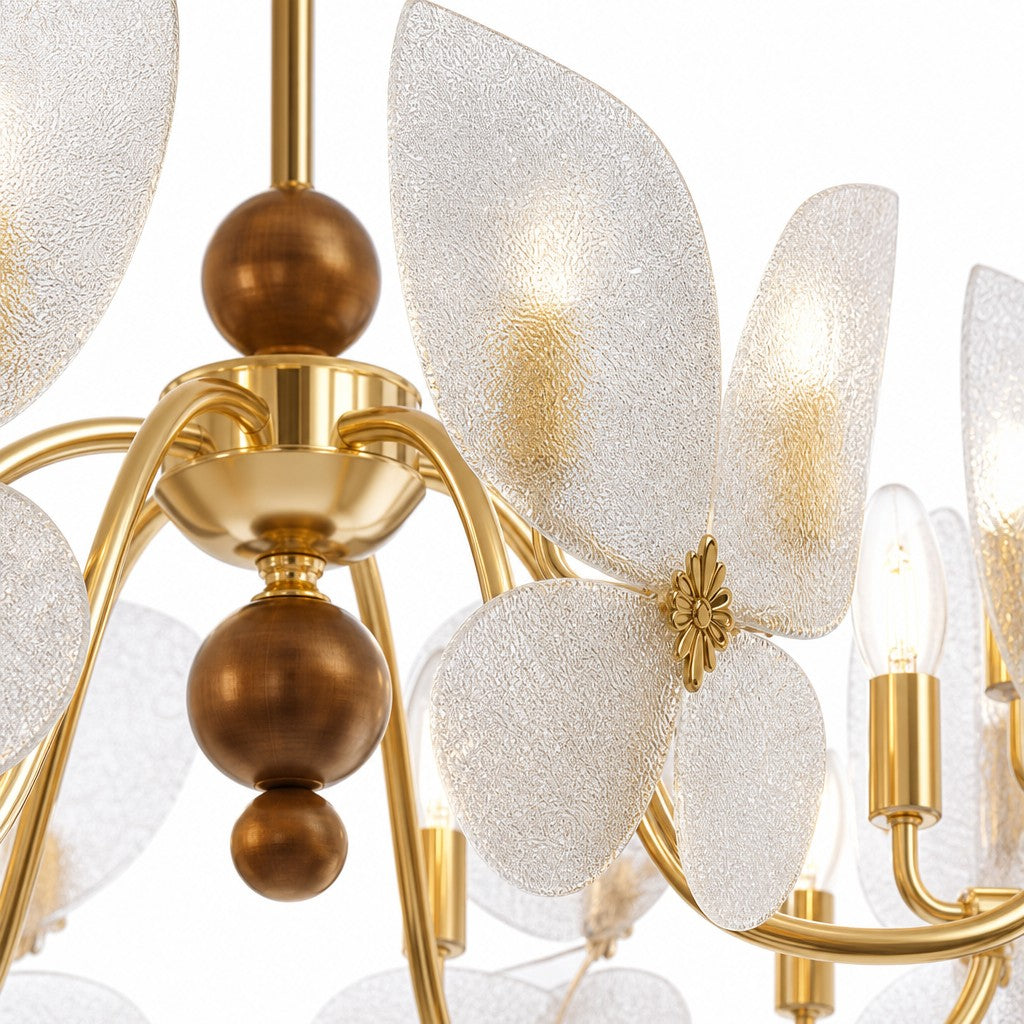 Lucenda Artistic Butterfly Chandelier - French Retro Statement Chandelier for Kitchen Island