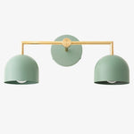 Load image into Gallery viewer, Metio Dome Farmhouse Vanity Wall Light Colorful Metal Sconce
