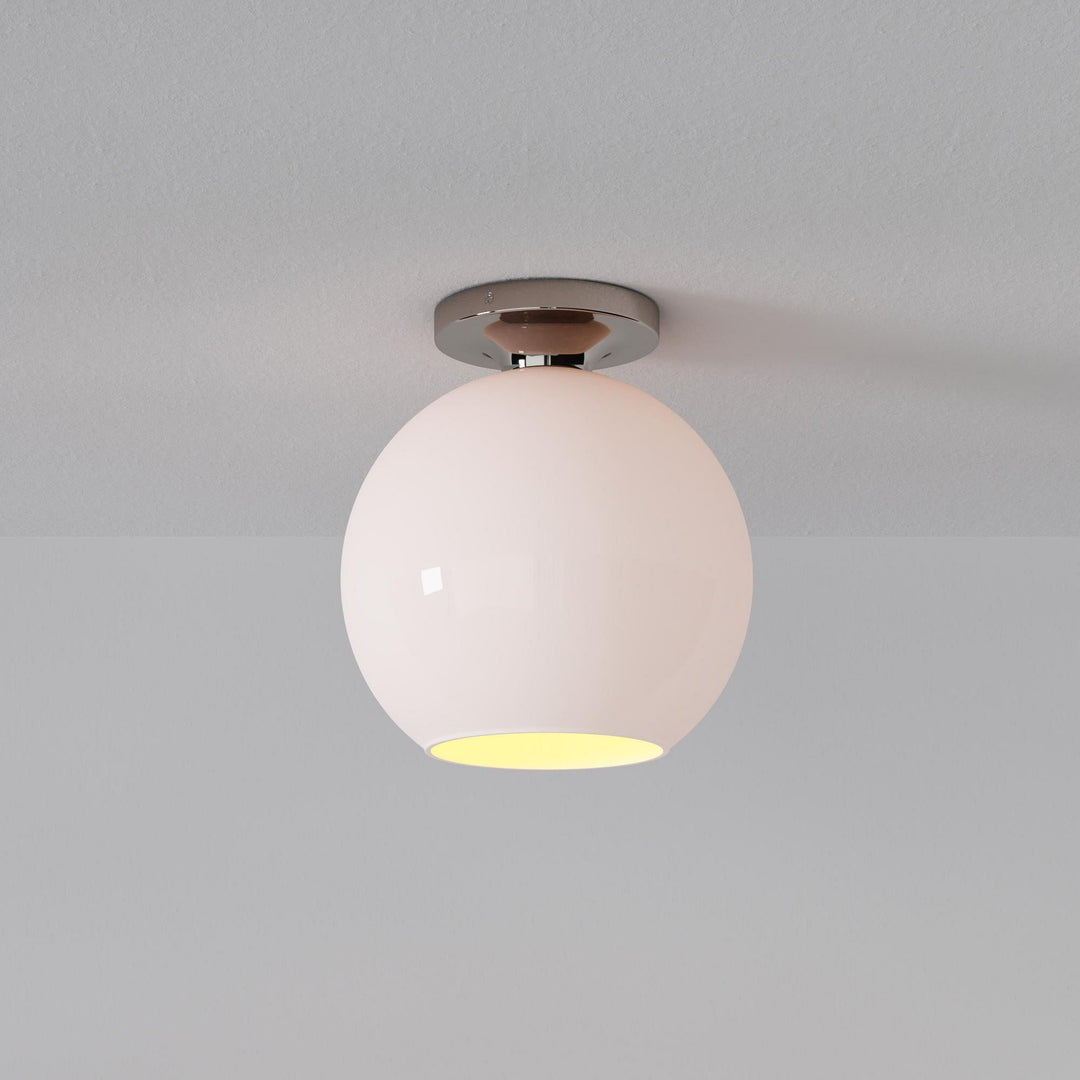 Selvion Modern Globe Pendant Light - Damp-Rated Bathroom Lighting - Luxe Glass Shade