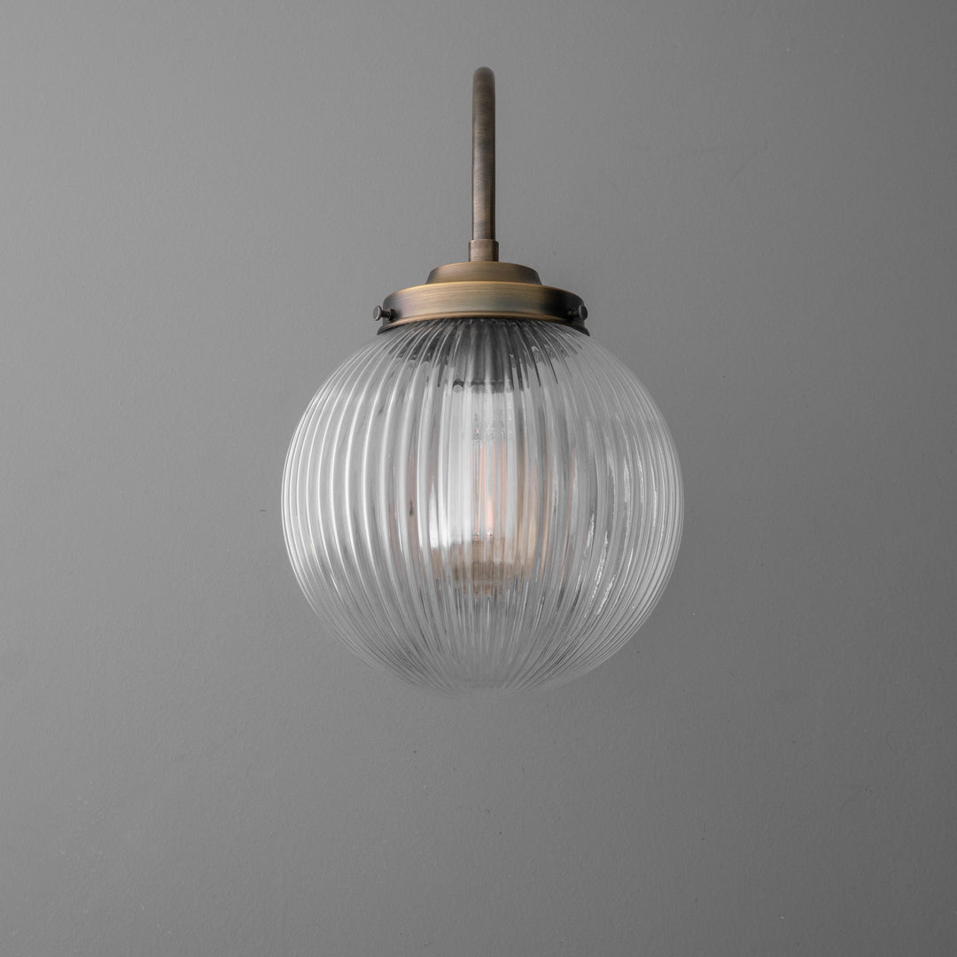 Glorica Spherical Contemporary Wall Light for Hallway & Entryway