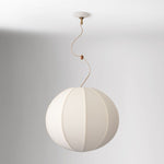 Load image into Gallery viewer, Alvian Pendant Light - Linen Shade with Adjustable Height for Cozy Dining
