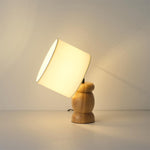 Bild in die Galerieansicht laden, Kieselholz Tischlampe