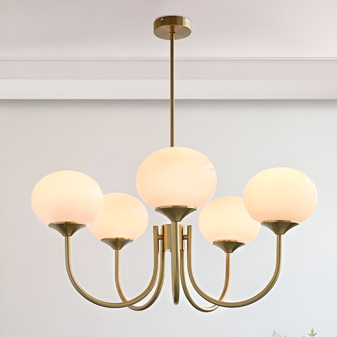 Candelabro Moderno Marshmallow de Vidrio