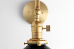Load image into Gallery viewer, Conique Metal Vintage Industrial Swing Arm Wall Lamp - Adjustable Dome Shade for Study
