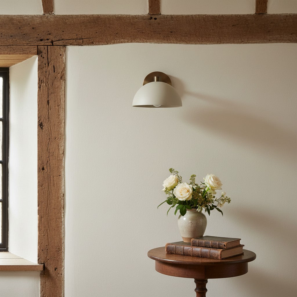 Metio Dual Cylinder Industrial Modern Wall Sconce for Living & Powder Room