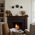 Load image into Gallery viewer, Metio Dome Decorative Vanity Light - Classic Orb Shade Bathroom Wall Lamp
