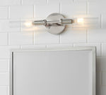 Load image into Gallery viewer, Bravira Ribbed Glass Wall Lamp - Tube Metal Light in Classic Finishes
