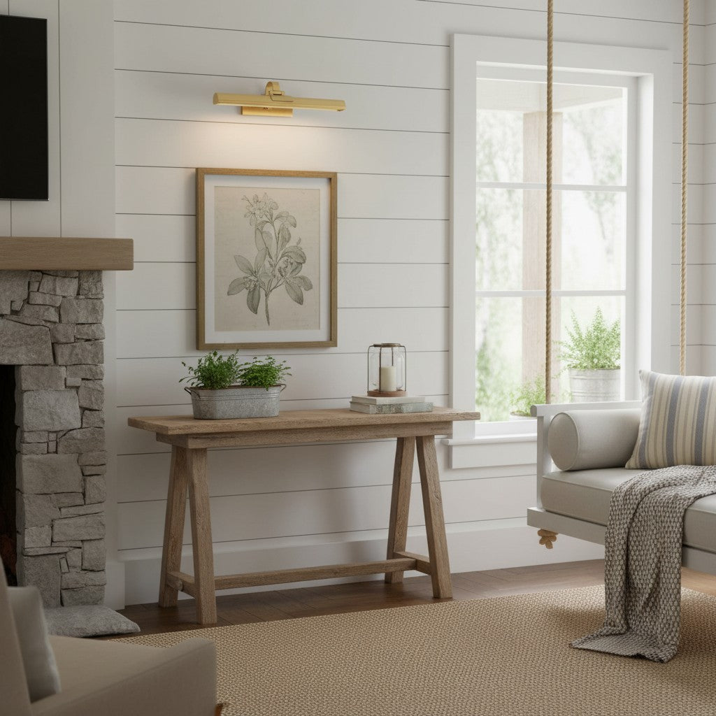 Aurix Draadloze Schijnwerper met Slank Modern Ontwerp - LED Wandlamp voor Kunst & Gangen