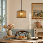 Carica l'immagine nella visualizzazione Galleria, Gray Loofah Wabi-Sabi Pendant Light