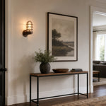 Cargar imagen en el visor de la Galería, Patnox Clear Glass Industrial Wall Sconce