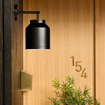 Load image into Gallery viewer, Hanton Minimalist Outdoor Wall Light - Matte Metal Industrial Sconce
