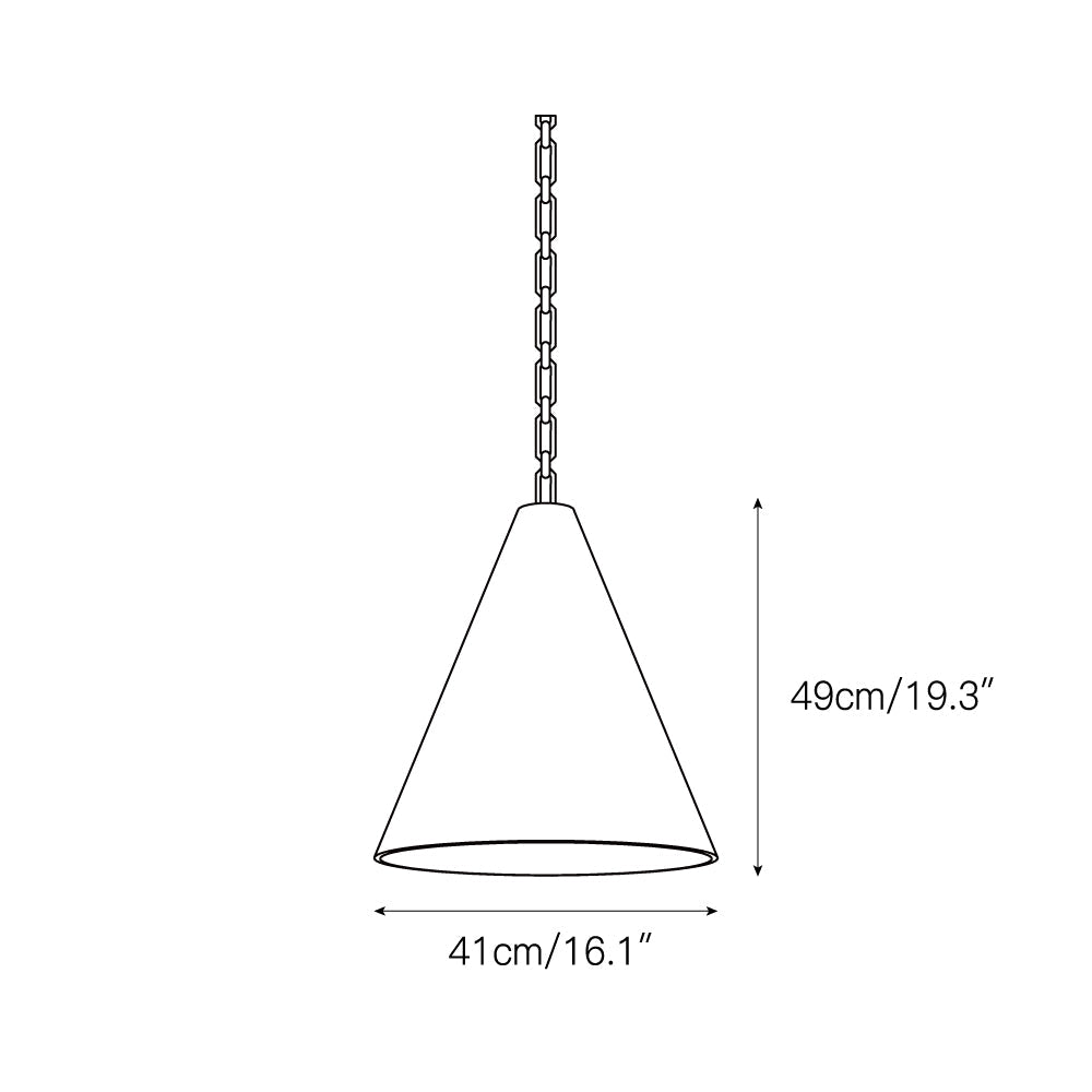 Suspension en plâtre blanc