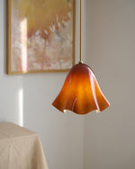 Load image into Gallery viewer, Bellina Artistic Glass Pendant Light - Modern Bloom Inspired Hanging Ceiling Lamp

