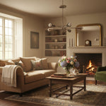 Load image into Gallery viewer, Pyralis Cone Semi Flush Brass Chandelier - Gold Modern Sputnik Light Fixture
