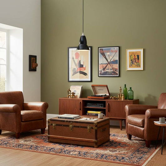 Modryx Klassische Pendelleuchte - Zeitlose Minimalistische Hängelampe für Zuhause