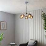 Charger l’image dans la visionneuse de la galerie, Suspension globe en verre Tracian style milieu du siècle pour salle à manger