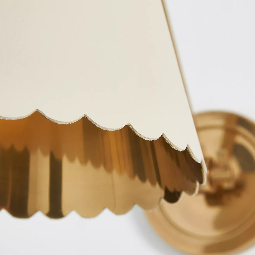 Foldray getande taakwandlamp - leren wandlamp voor thuis