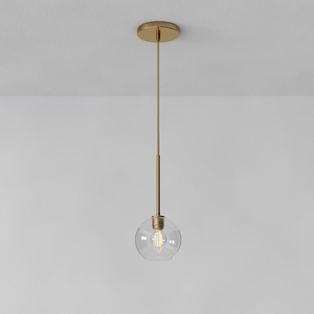 Selvion Sculptural Globe Pendant Light - Modern Glass Pendant Lamp - Sleek Design