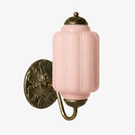 Load image into Gallery viewer, Eloise Brass Wall Sconce – Elegant Milk Glass Vintage Lighting
