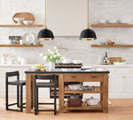Load image into Gallery viewer, Forvara Metal Pole Pendant Light - Bell Diffuser Design for Kitchen Islands
