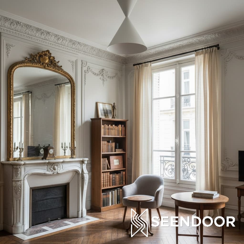 Brivana Sculpted Glass Flush Mount Light for Bedroom & Living Room