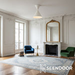 Load image into Gallery viewer, Brivana Sculpted Glass Flush Mount Light for Bedroom &amp; Living Room
