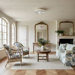 Cargar imagen en el visor de la Galería, Lámpara de Pared y Techo Kalo - Aplique de Montaje Superficial con Disco de Vidrio Soplado