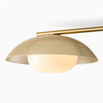 Load image into Gallery viewer, Elorina 3-Light Flush Mount Glass/Metal Ceiling Light - A Stylish Fixture for Modern Spaces

