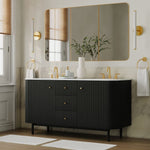 Load image into Gallery viewer, Voro Modern LED Wall Sconce - Metal Bathroom &amp; Hallway Lighting Fixture
