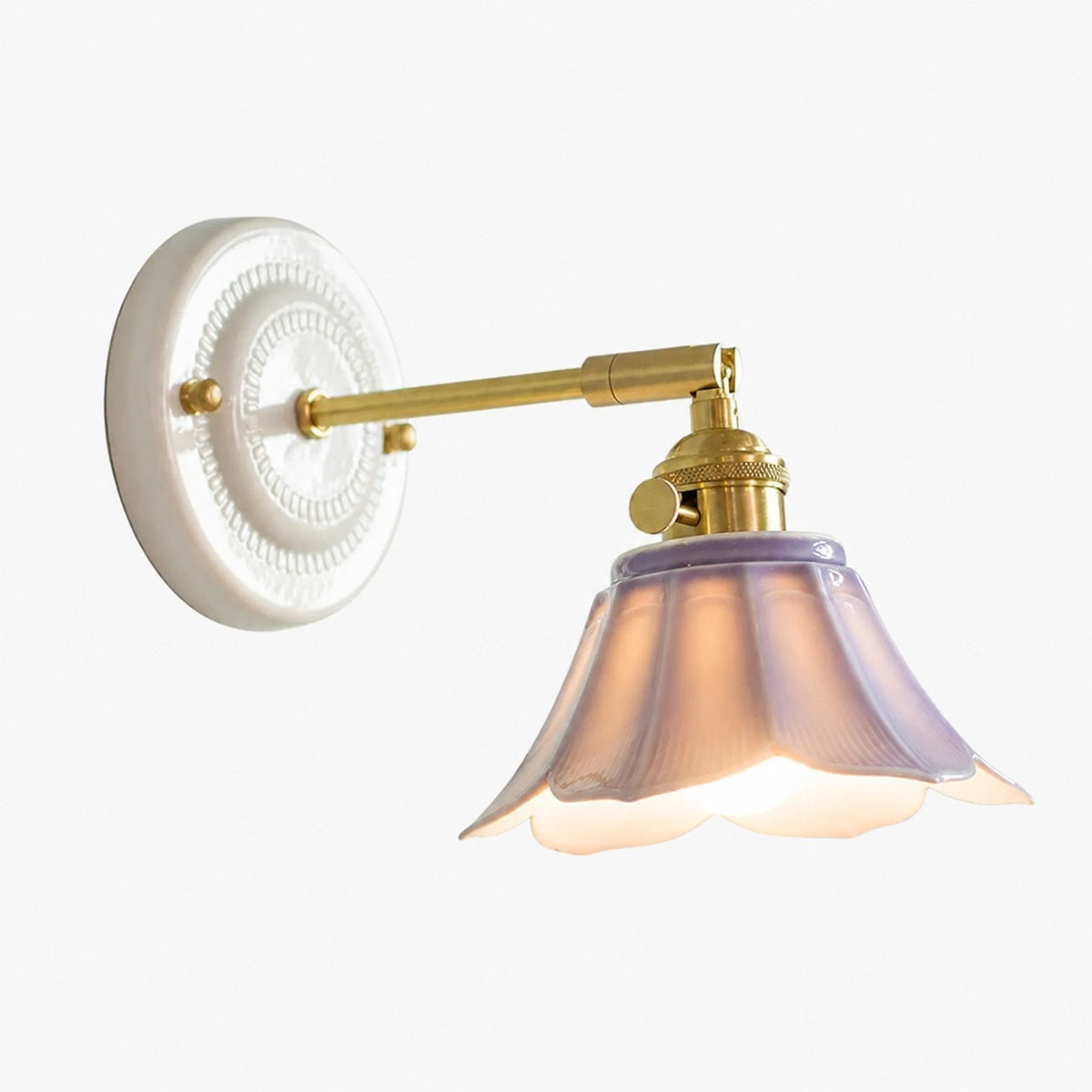 Misty Purple Ceramics Style B ceramic wall lamp