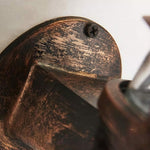 Cargar imagen en el visor de la Galería, Patnox Clear Glass Industrial Wall Sconce