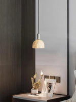 Bild in die Galerieansicht laden, Blair Alabaster Pendelleuchte